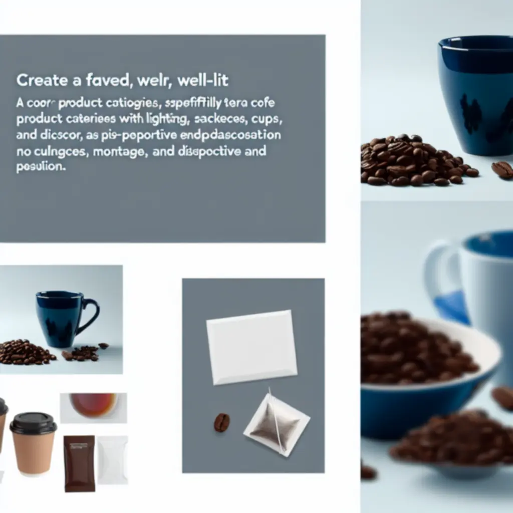 Categorie iconen voor koffie, thee en bekers.