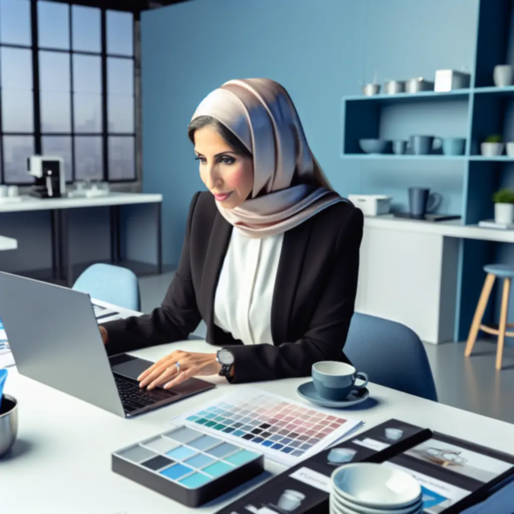 Klant die online een productvraag invult over koffiebenodigdheden