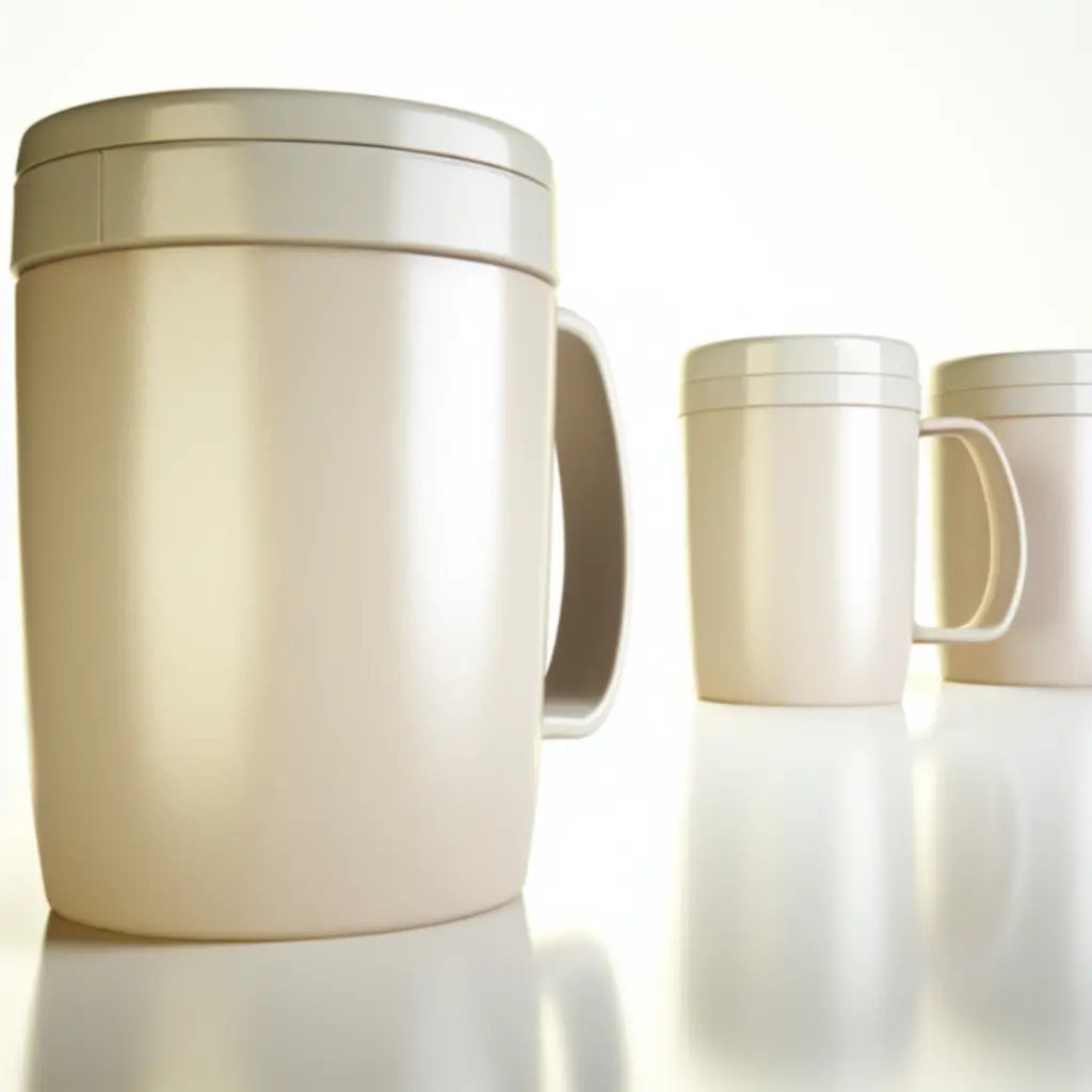 Grote productafbeelding van koffiemokken met duidelijke details.